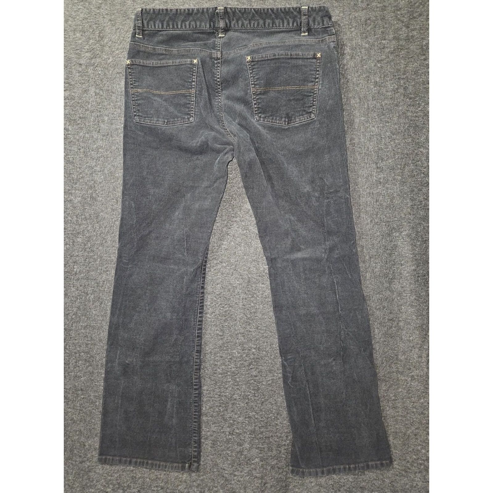 Polo Ralph Lauren Polo Jeans Co Ralph Lauren Pants Women's 10 Gray Corduroy Straight Leg Casual 90s Y2K Womens Size 32" / US 10 / IT 46 - 7 Thumbnail