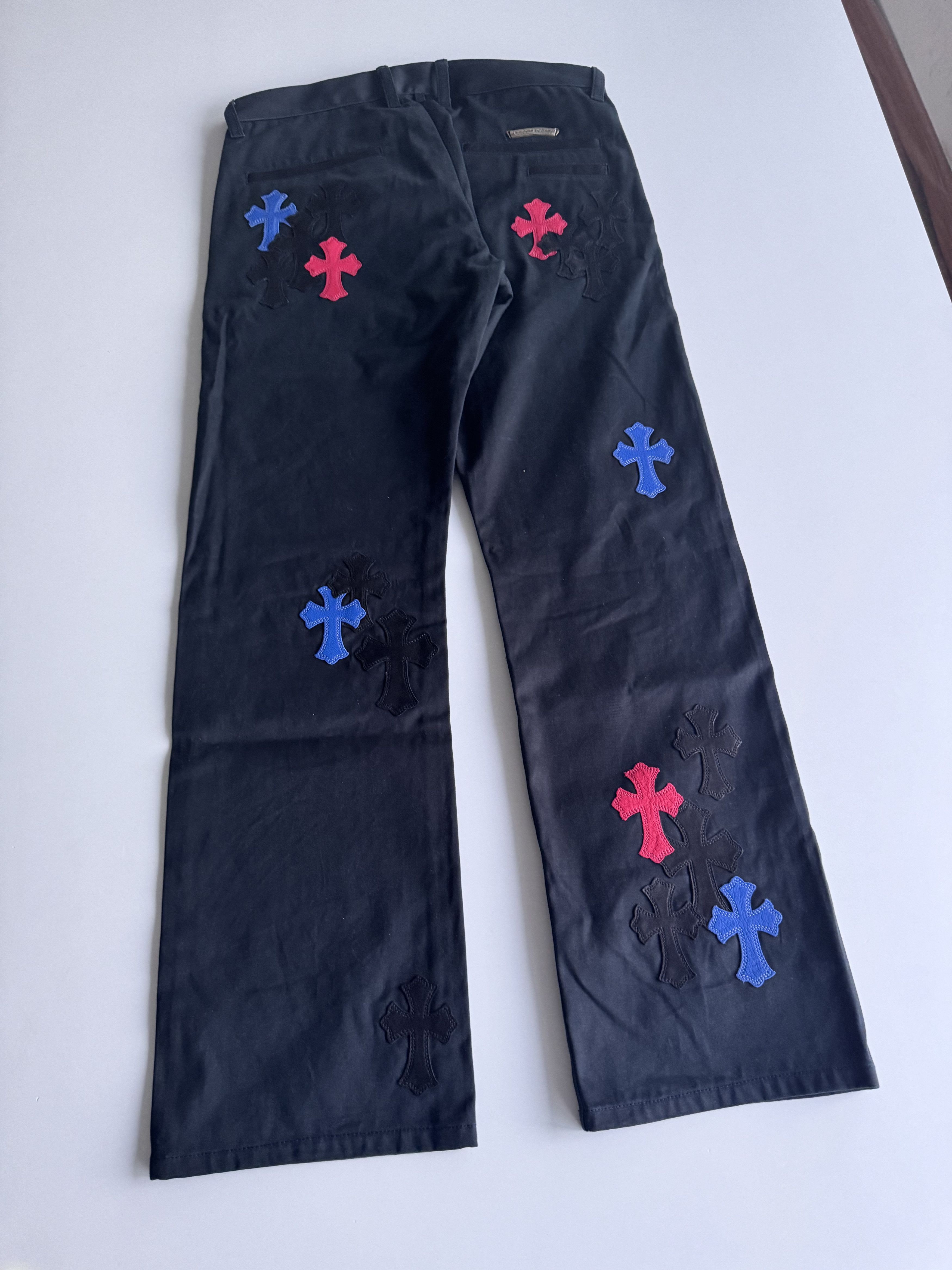 Chrome Hearts Chrome Hearts Multicolor cross patch chino Spiderman pants Size US 32 / EU 48 - 2 Thumbnail
