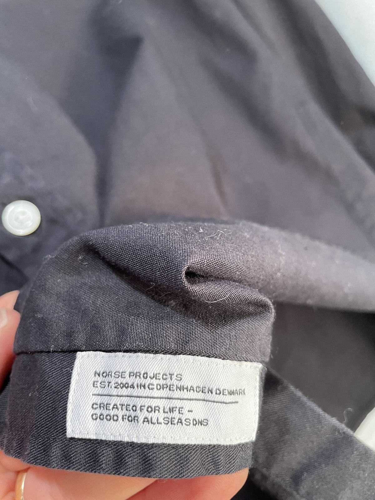 Norse Projects Norse Projects Black Anton Light Twill Button Up Size US S / EU 44-46 / 1 - 3 Thumbnail
