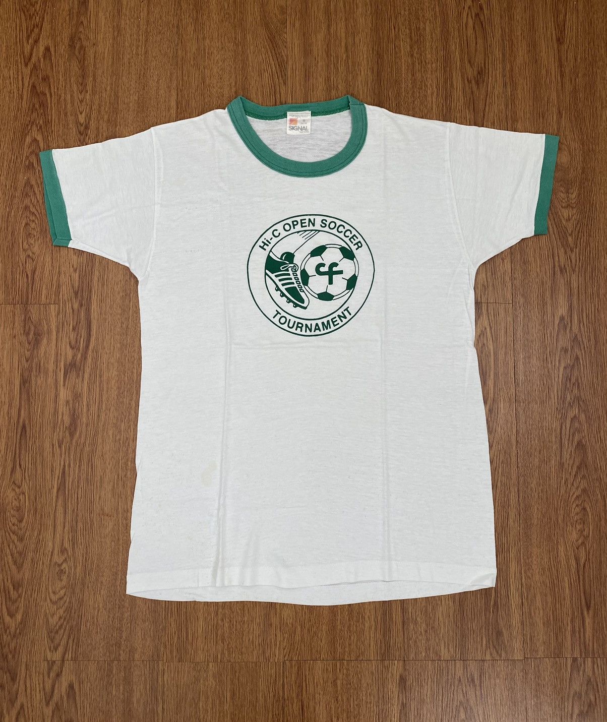 Sports Specialties × Vintage Vintage Hi-C open soccer tournament ringer tee Size US S / EU 44-46 / 1 - 1 Thumbnail