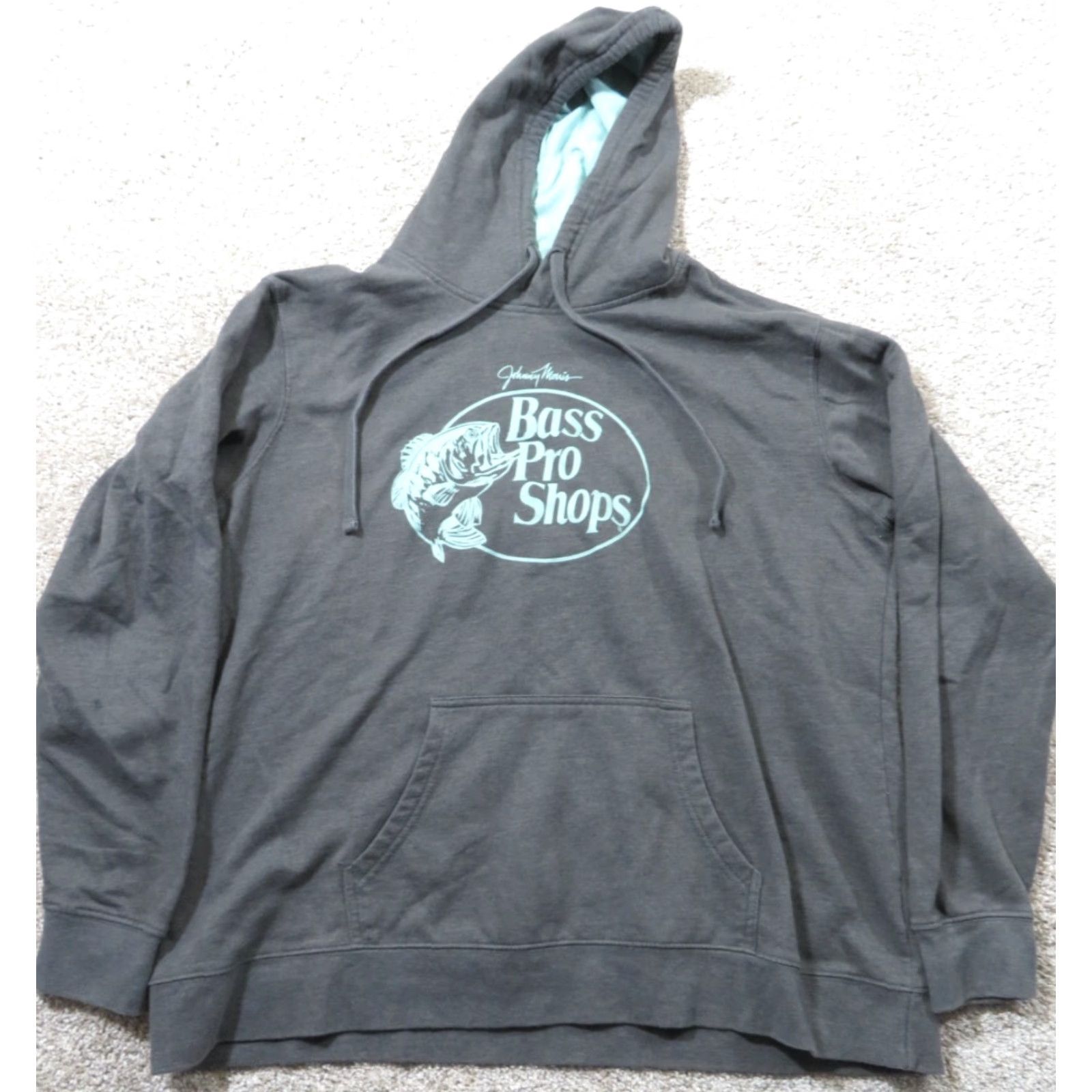 Bass Pro Shops VINTAGE Bass Pro Shops Hoodie Mens XL Blue Gray Pullover Sweatshirt Outdoor Hunting Size US XL / EU 56 / 4 - 2 Thumbnail