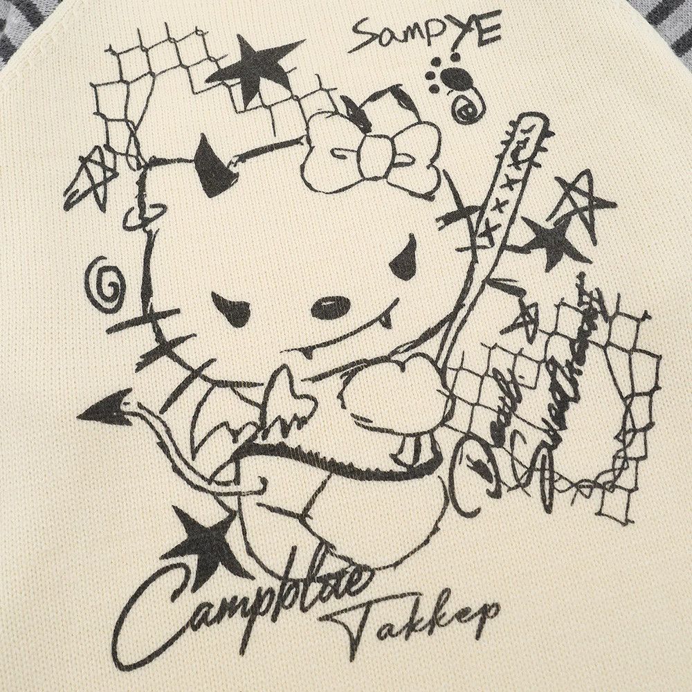 Vintage Boys' Hello Kitty cartoon print casual sweater Size US M / EU 48-50 / 2 - 4 Thumbnail