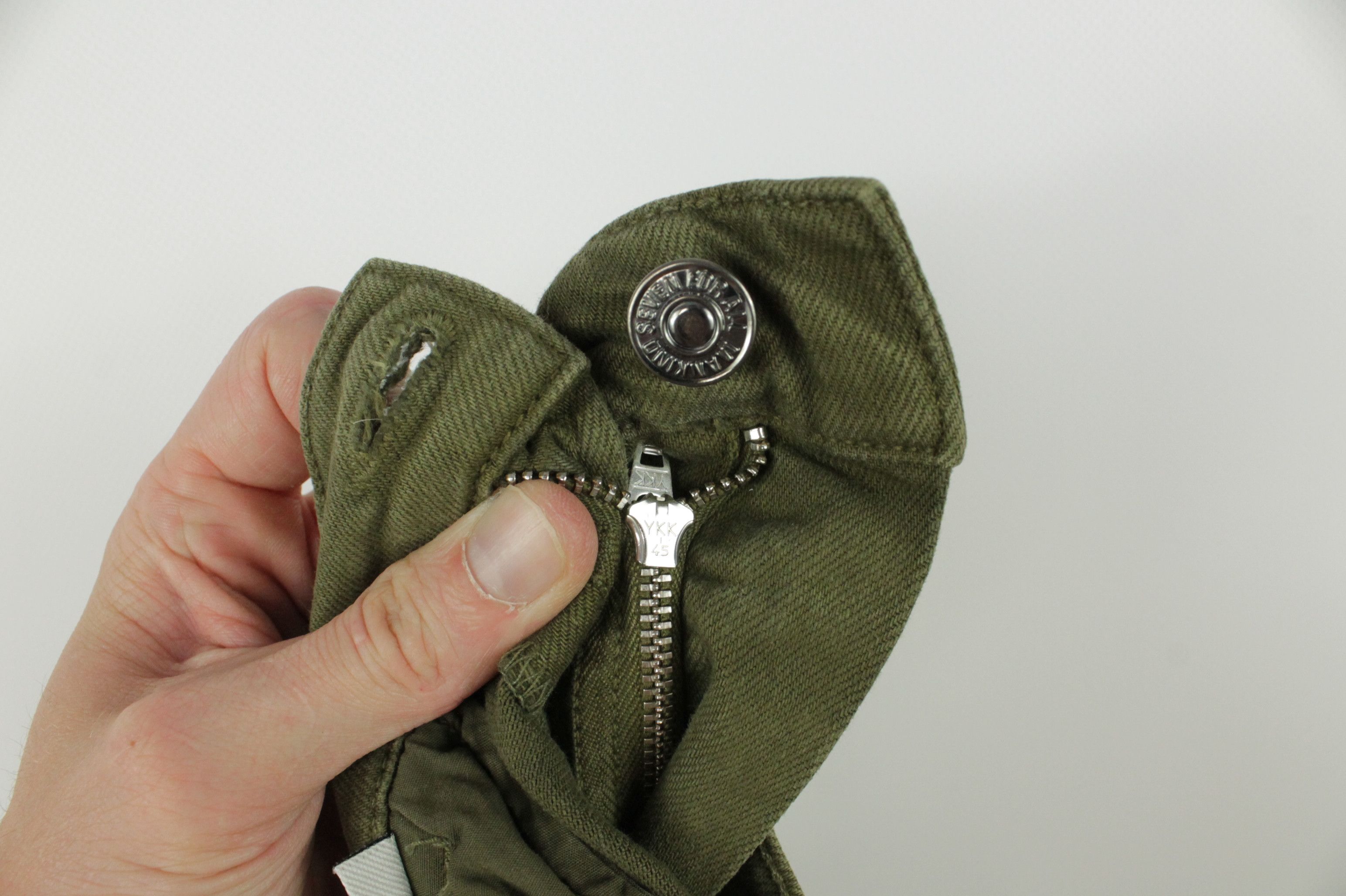 7 For All Mankind 7 For All Mankind Military Green Denim Cargo Pants Women's Size 28" / US 6 / IT 42 - 13 Thumbnail