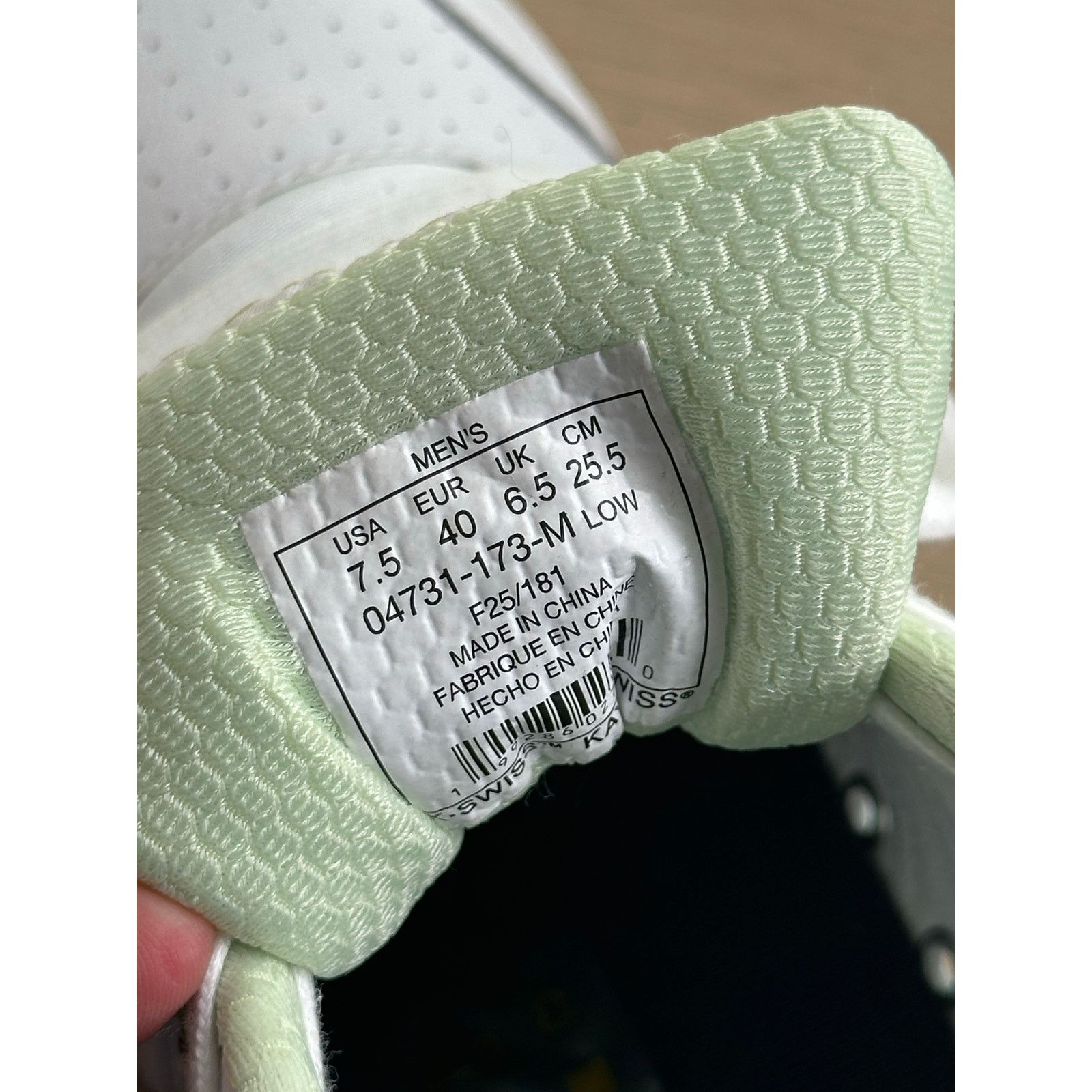 K-Swiss K-Swiss SI-18 x Brocky Marciano White Sneaker - Size 7.5M Size US 7.5 / IT 37.5 - 11 Thumbnail