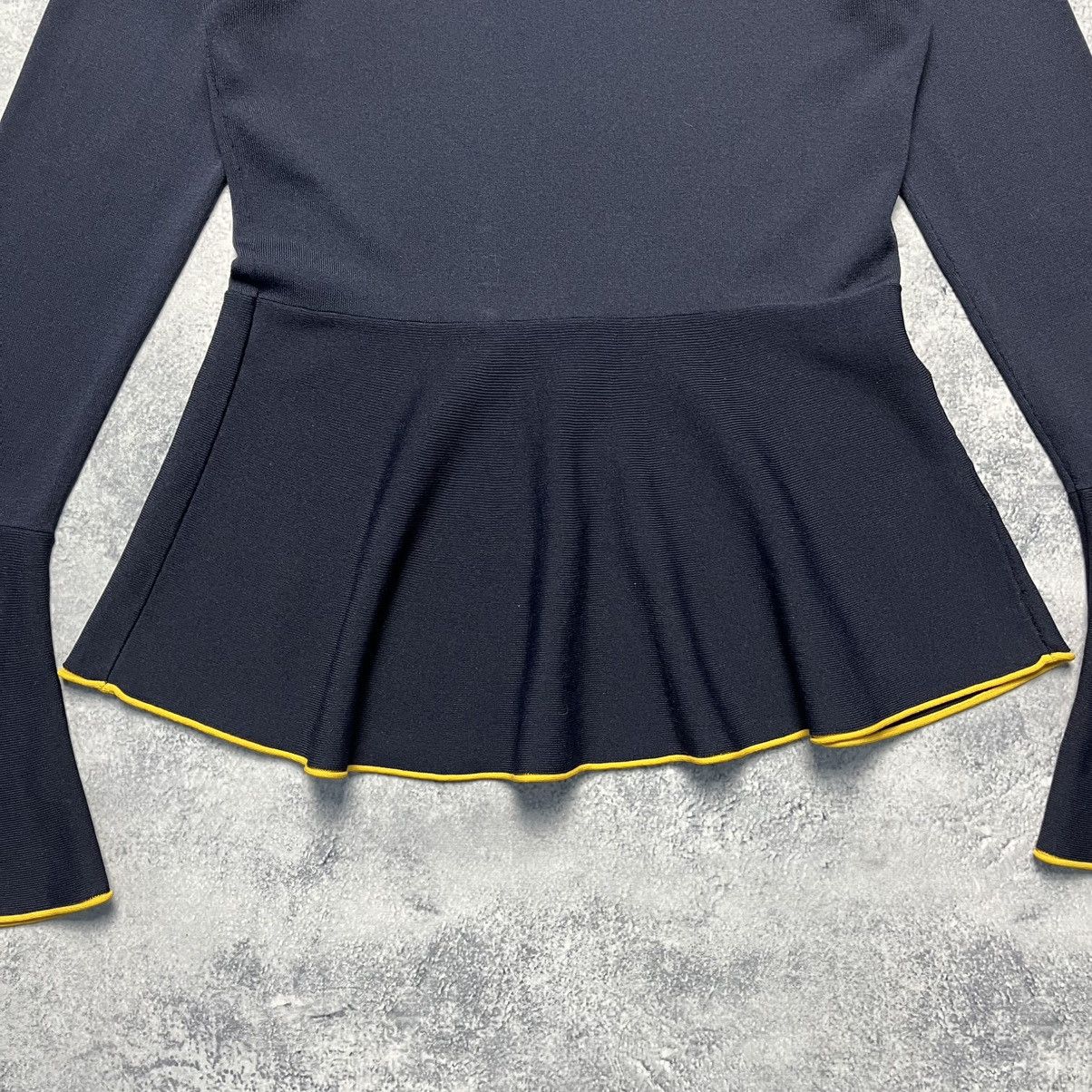 Cos × Designer Cos Navy Blouse Top Bell Sleeve Streetwear Designer Size XS / US 0-2 / IT 36-38 - 4 Thumbnail