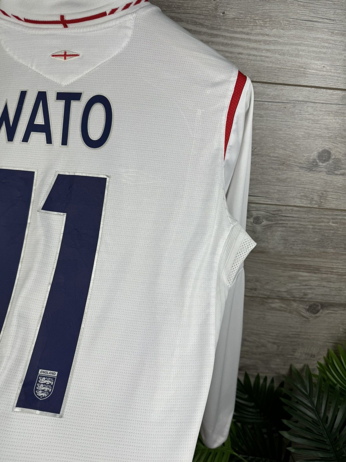 Umbro × Vintage Umbro England WATO 11 🏴󠁧󠁢󠁥󠁮󠁧󠁿 Soccer jersey 2005 2007 Size M Size US M / EU 48-50 / 2 - 21 Thumbnail
