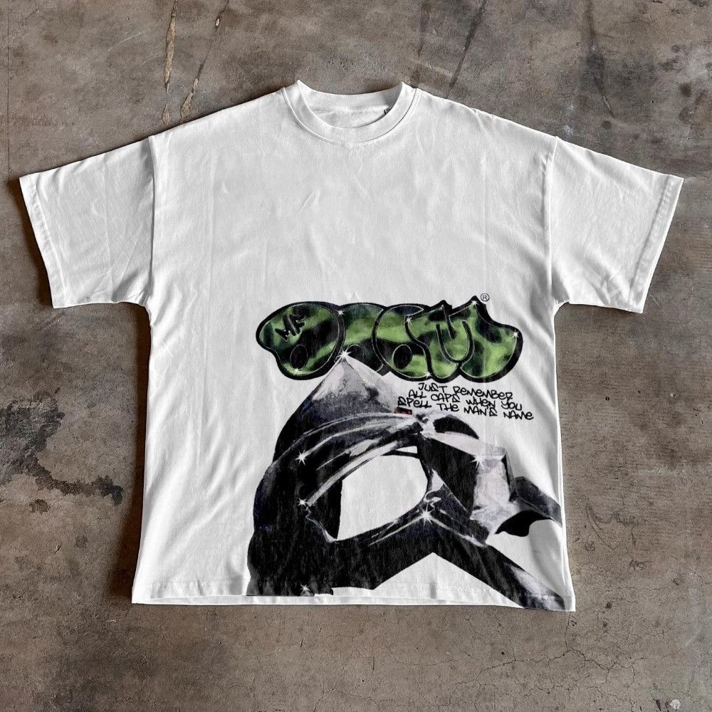 Japanese Brand × Vintage MF Doom Graphic Print Oversized Tshirt Size US XXL / EU 58 / 5 - 1 Thumbnail