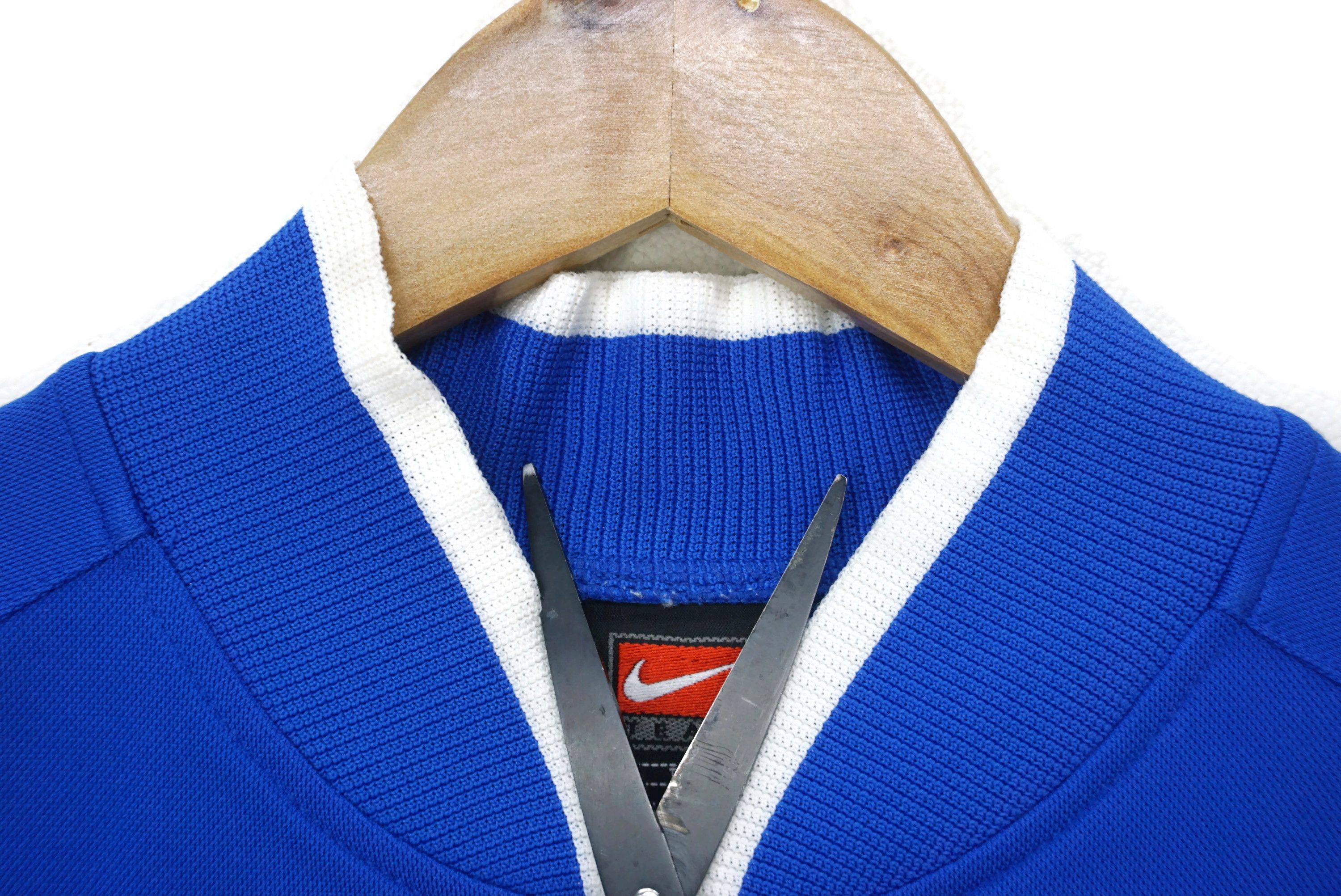 Nike Vintage Nike Team Snap Front Baseball Jacket Made in Japan Size US XL / EU 56 / 4 - 8 Thumbnail
