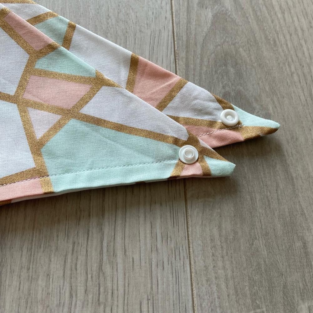 Designer Pup Yeah Pink Blue Sparkle Dog Bandana Size ONE SIZE - 5 Thumbnail