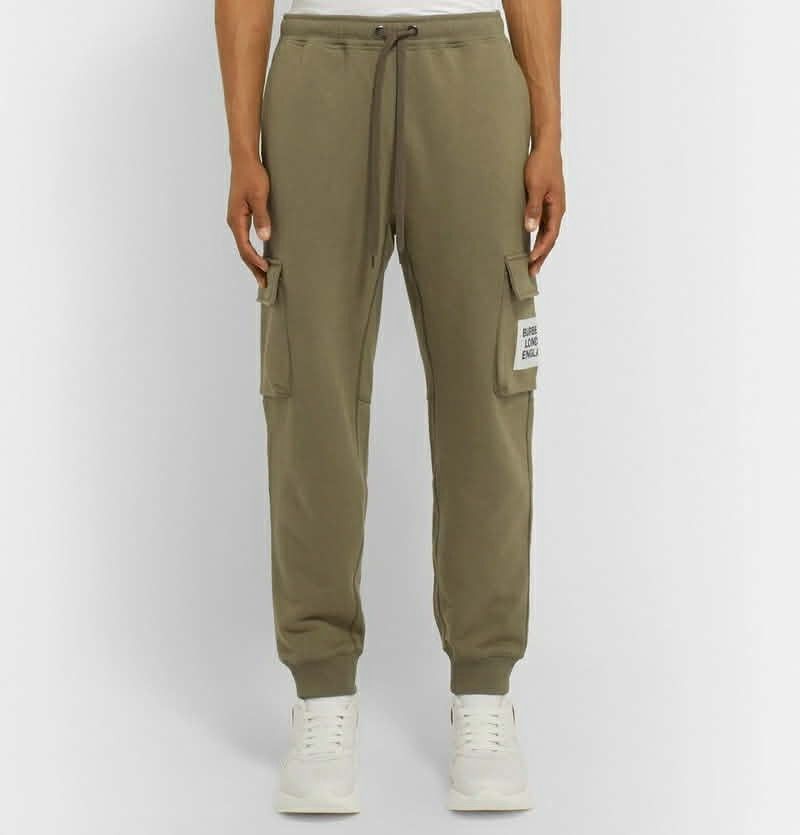 Burberry Burberry - Tapered Logo-Print Jersey Sweatpants Size US 32 / EU 48 - 3 Thumbnail