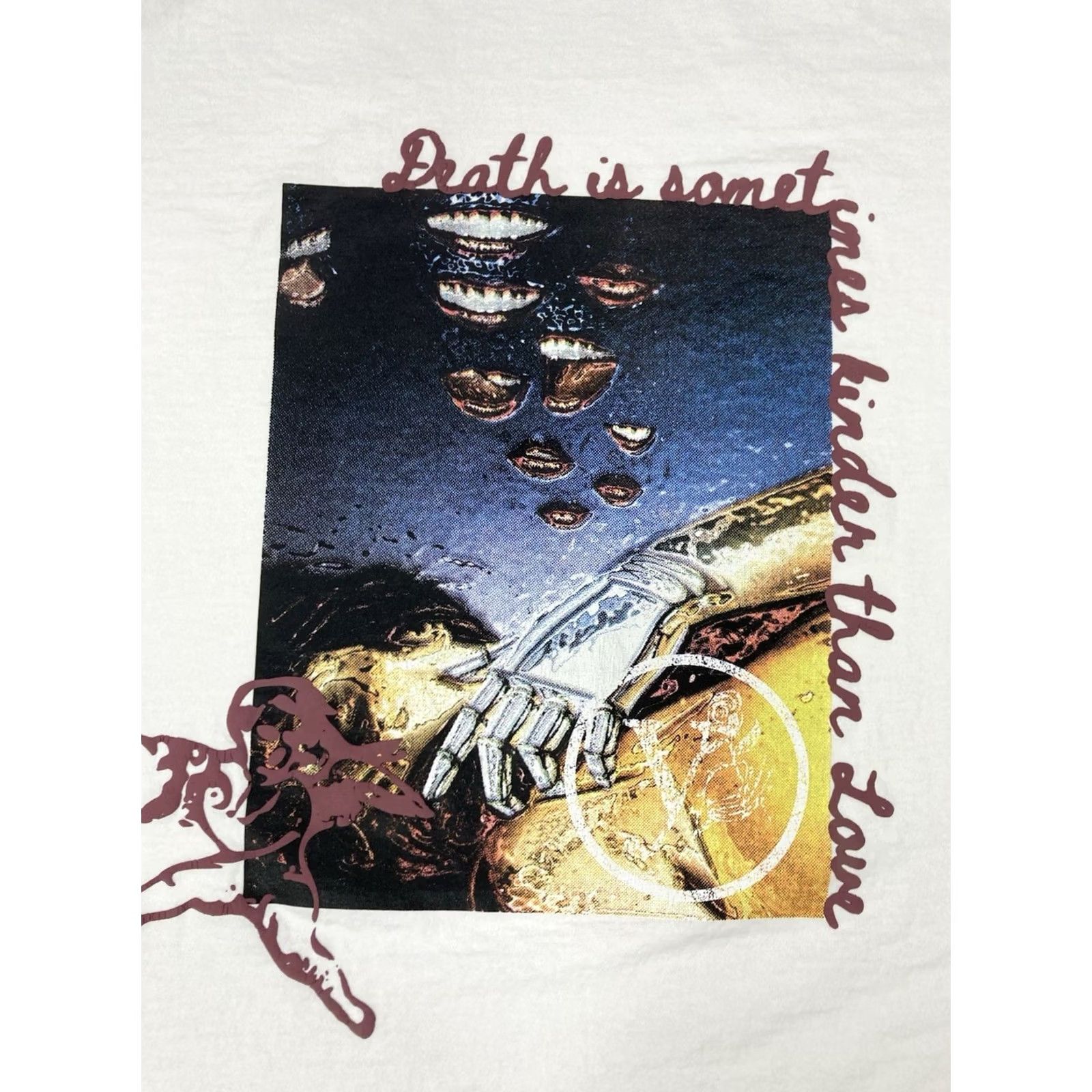 Vintage VINTAGE Yesterday Is Dead T-Shirt Men 3XL White Short Sleeve Graphic Print Crew Neck Logo All Seasons Size US XXL / EU 58 / 5 - 2 Thumbnail