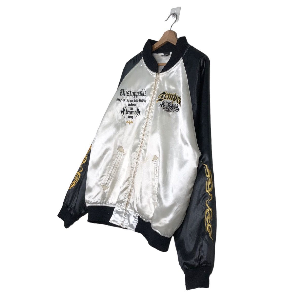 Japanese Brand 🔥Vintage Sukajan Jacket Unstoppable inspire Chrome Hearts Size US L / EU 52-54 / 3 - 2 Thumbnail