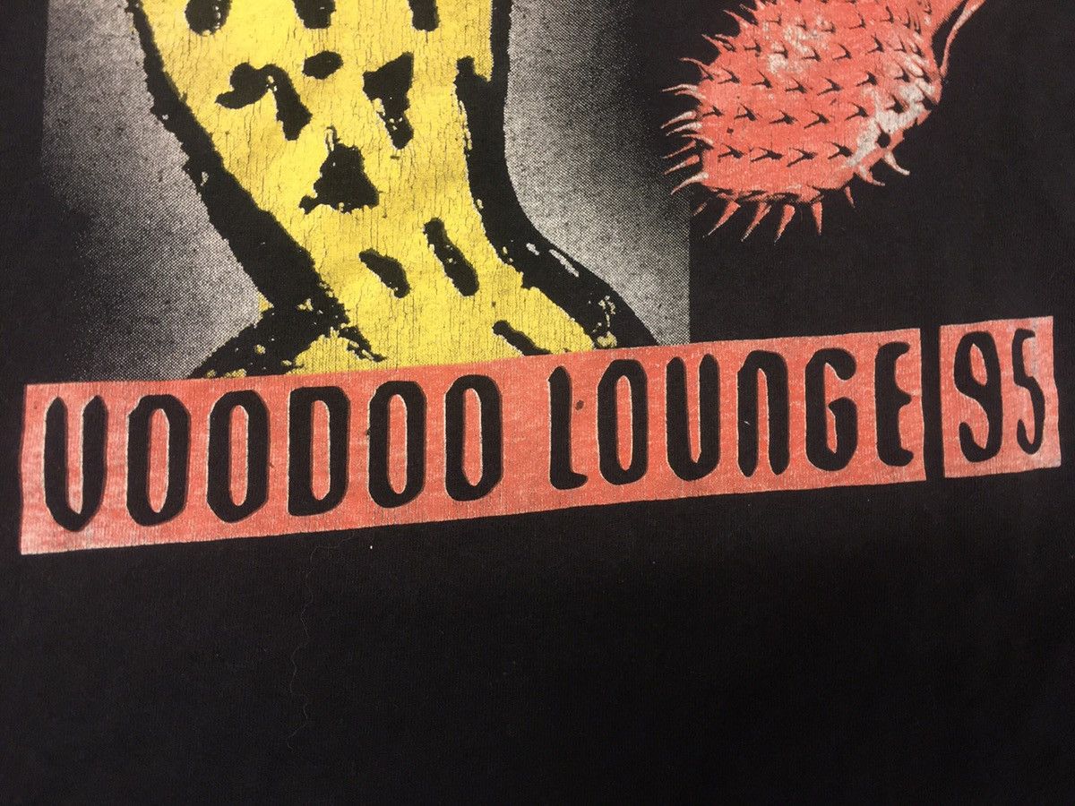 Band Tees × Vintage Vintage 90s The Rolling Stones t shirt Voodoo Lounge Black Size US XL / EU 56 / 4 - 6 Thumbnail