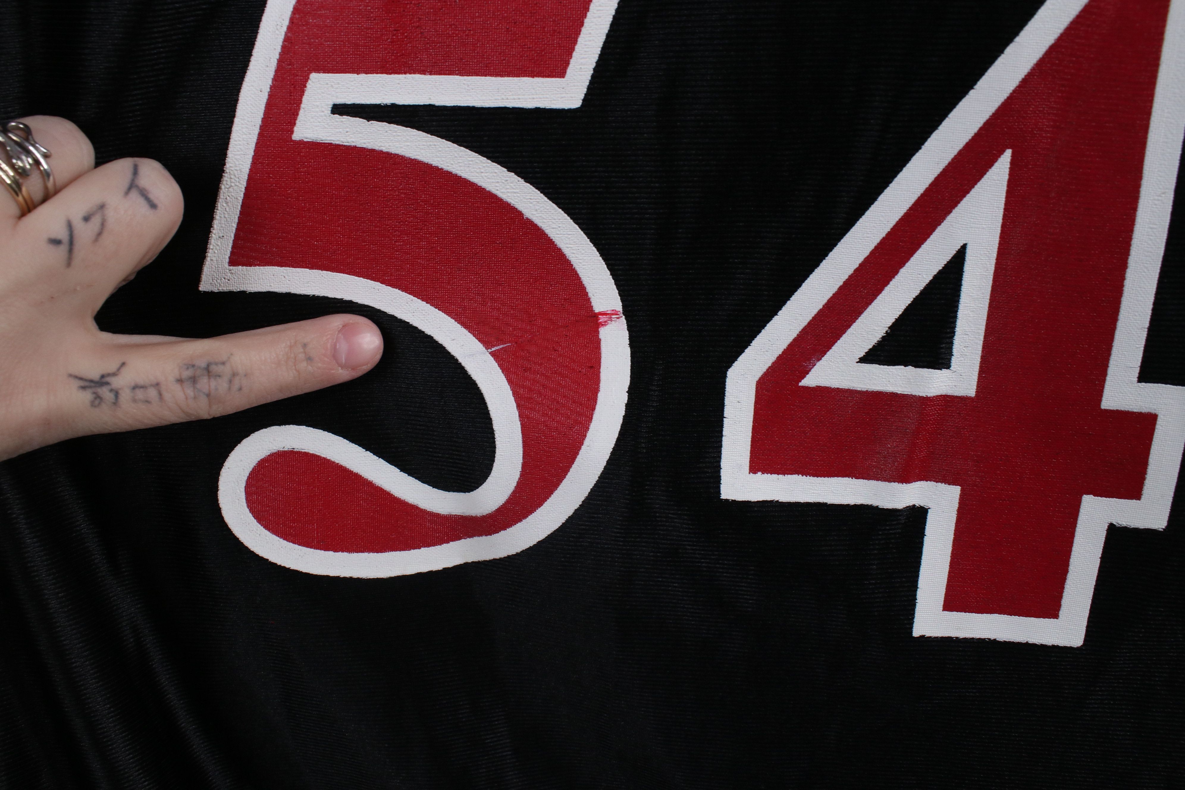 Vintage Vintage 90s Wilson Spell Mohawk Basketball Jersey Black #54 Size US XXL / EU 58 / 5 - 6 Thumbnail