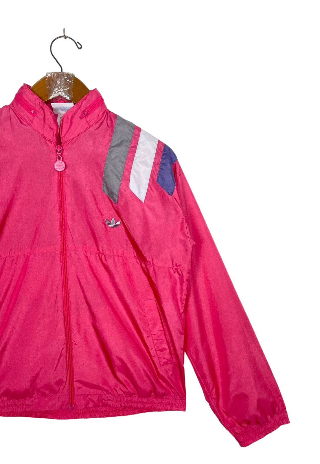 Adidas Rare‼️ Vintage Adidas Trefoil Windbreaker Size S / US 4 / IT 40 - 3 Thumbnail