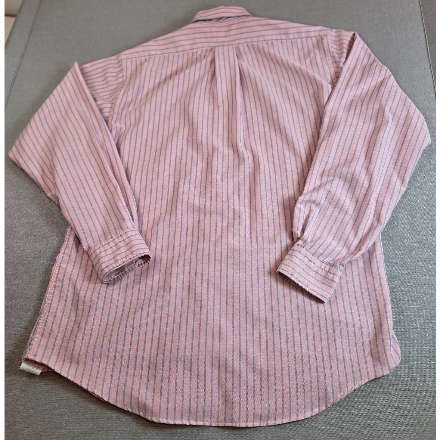 L.L. Bean Vintage L.L. Bean USA Stripe Shirt 16-35 Size US M / EU 48-50 / 2 - 2 Thumbnail