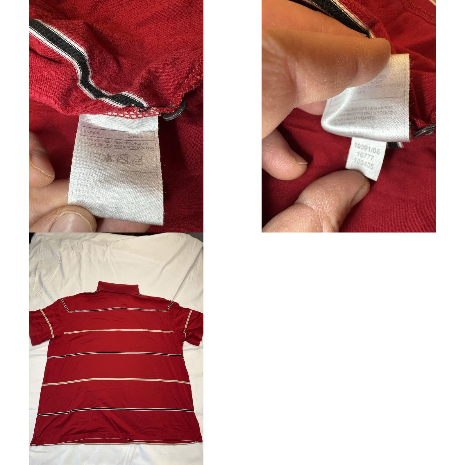 NCAA University Of Wisconsin Badgers Antigua NCAA Polo Shirt Red Cotton Mens XXL Size US XXL / EU 58 / 5 - 8 Thumbnail