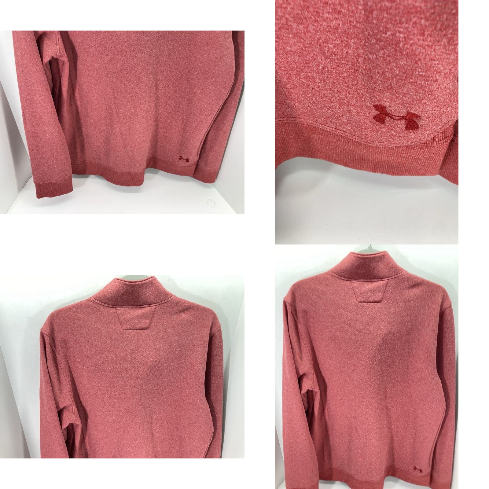 Under Armour Under Armour Womens Sweatshirt Pullover 1/4 Zip Red Wounded Warrior Long Sleeve Size L Fleece Size L / US 10 / IT 46 - 8 Thumbnail