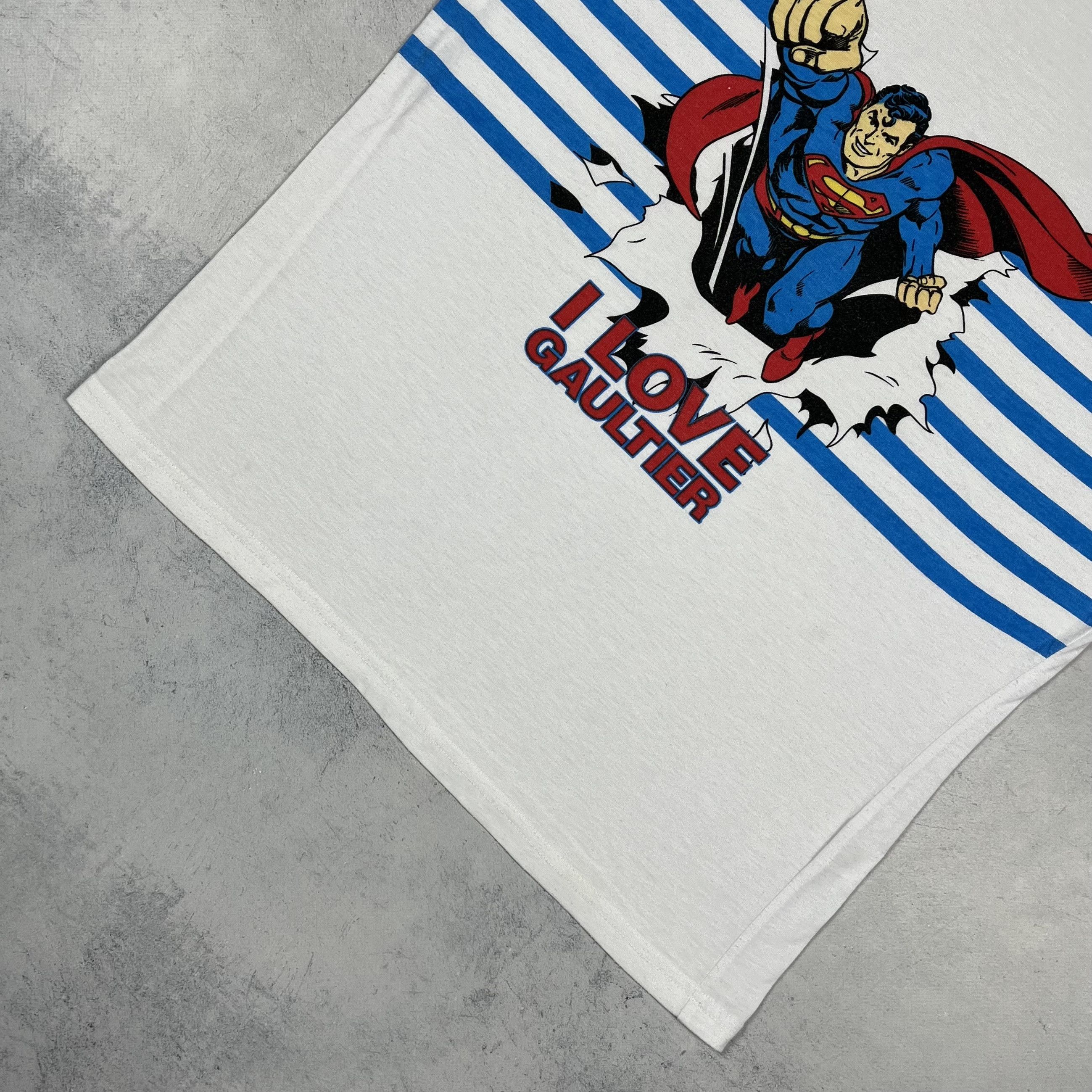 Jean Paul Gaultier Jean Paul Gaultier DC Comics Superman Big Logo T Shirt Size US M / EU 48-50 / 2 - 4 Thumbnail