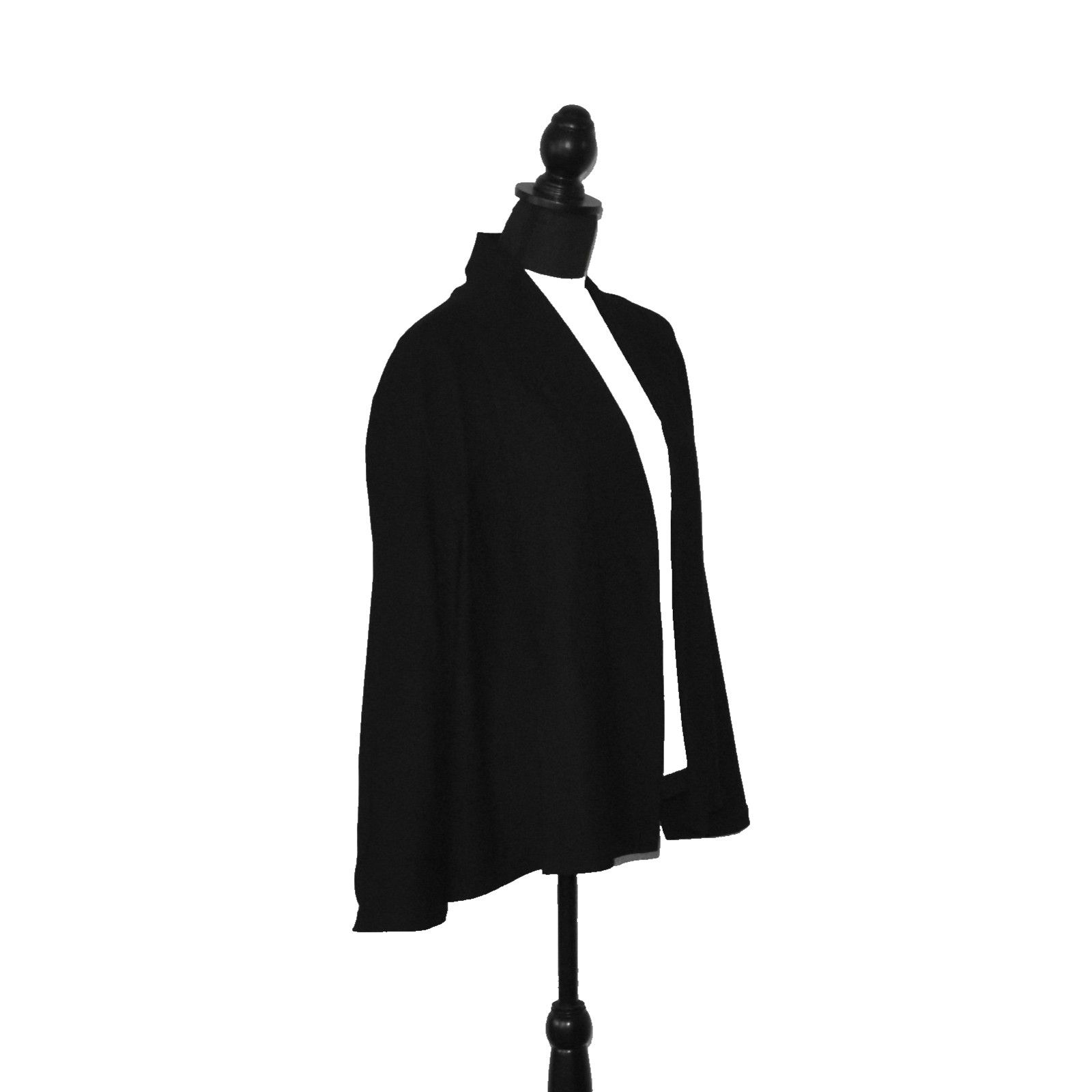 Eileen Fisher EILEEN FISHER Stretch Pleated Back Open Front Jacket Sz XL Size XL / US 12-14 / IT 48-50 - 2 Thumbnail