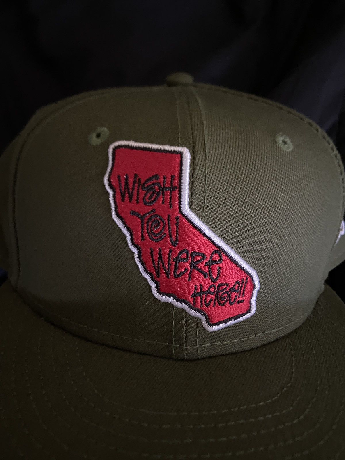 New Era × Stussy Stussy Wish you were Here fitted new era 7 1/4 Size ONE SIZE - 2 Thumbnail