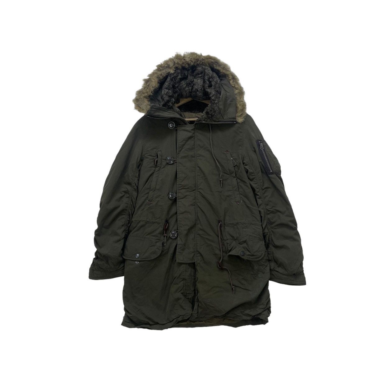 Johnbull Vtg Johnbull Snorkel Parka Army Field Jacket Faux Fur Army Size US S / EU 44-46 / 1 - 1 Thumbnail