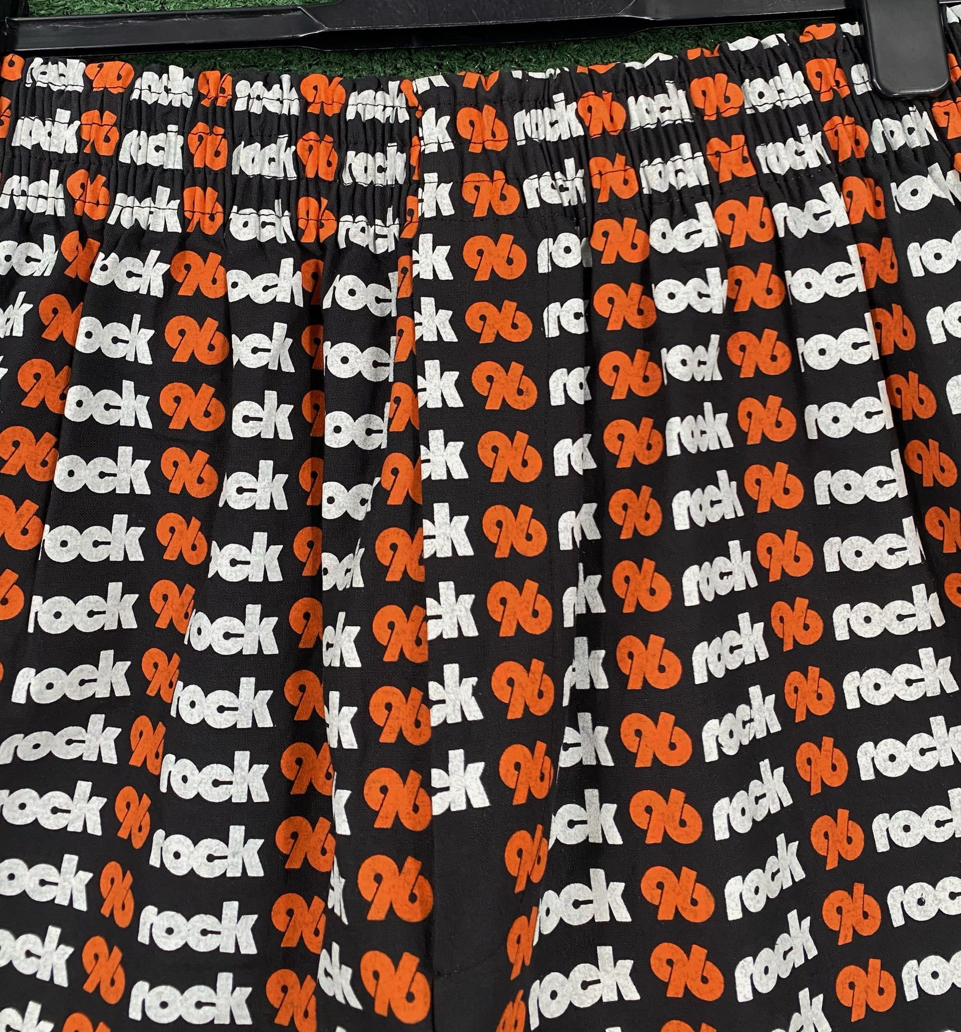 Vintage 80’s 96 Rock Atlanta Radio All Over Print Shorts Medium Size US 35 - 4 Thumbnail