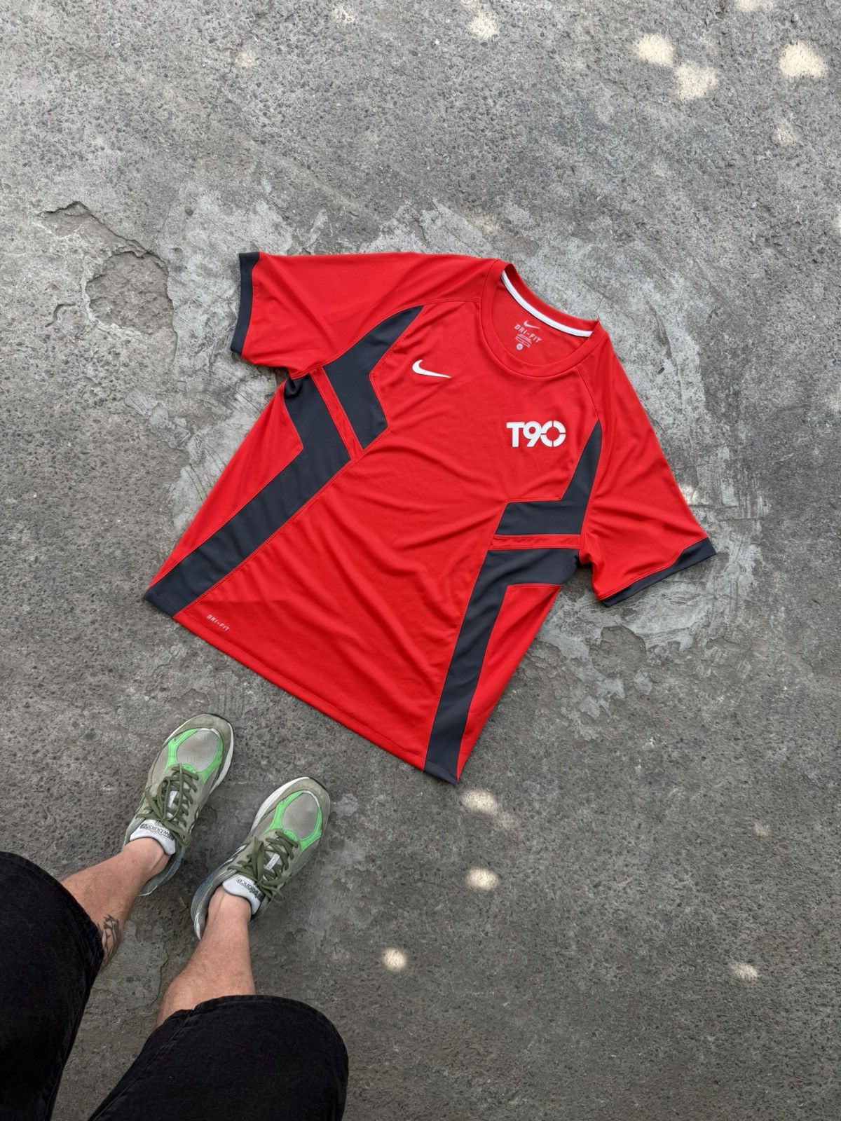 Nike Vintage Y2K Nike Total 90 T-shirt Soccer Blokecore Jersey Size US XL / EU 56 / 4 - 3 Thumbnail