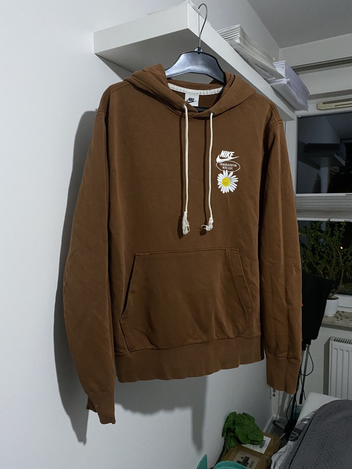 Nike Nike French Terry Hoodie Have a Nike Day M Pecan y2k Size US M / EU 48-50 / 2 - 7 Thumbnail