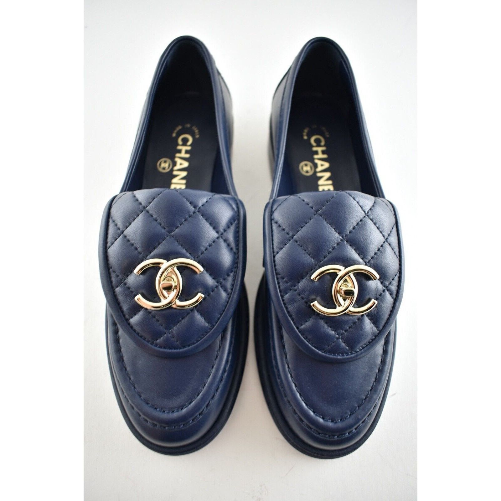 Chanel 21B Quilted Flap Turnlock CC Mule Slip On Flat Loafer 39 Size US 9 / IT 39 - 1 Thumbnail