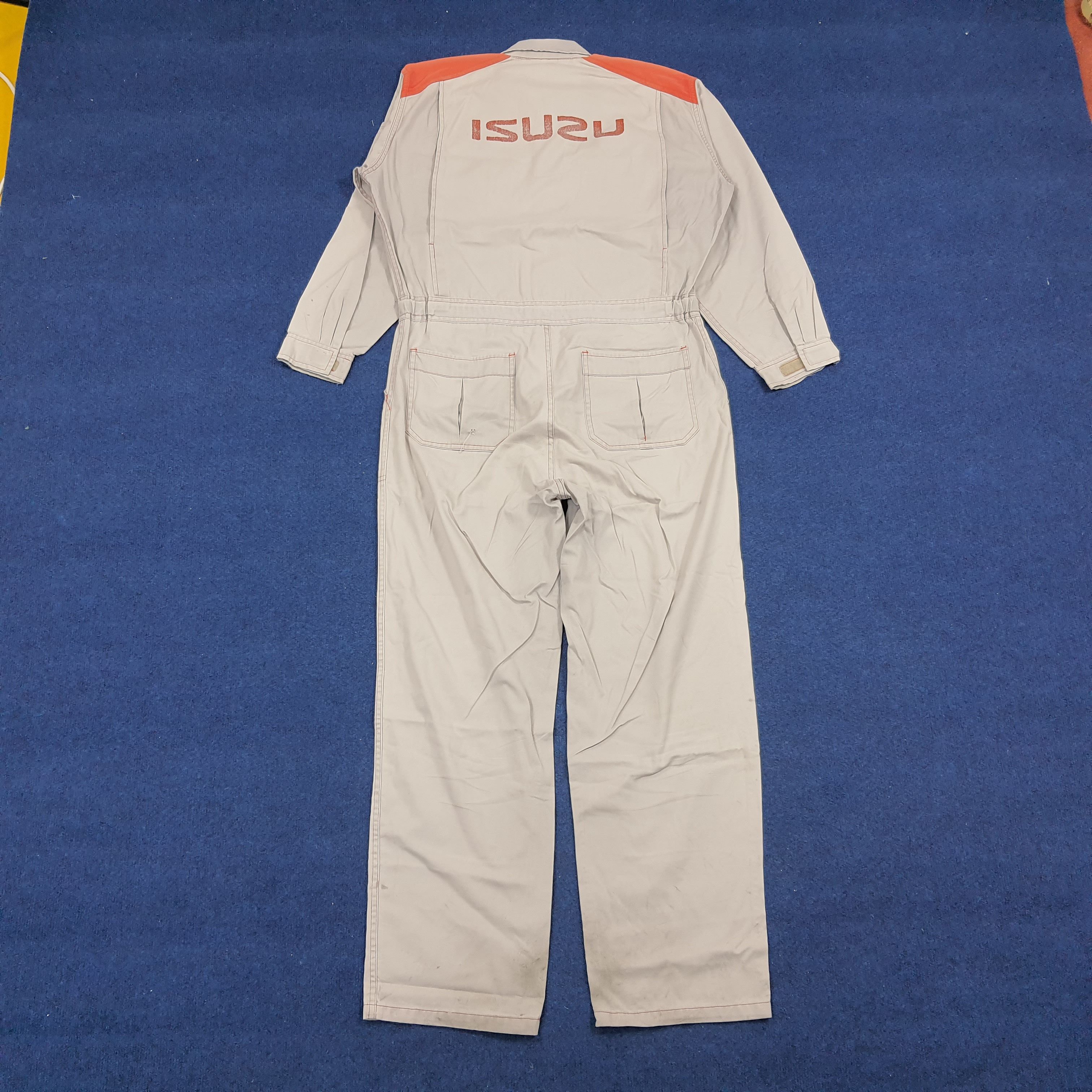 Japanese Brand × Vintage Vintage ISUZU Japan Motorsports Brand Racing Coverall Size US L / EU 52-54 / 3 - 2 Thumbnail