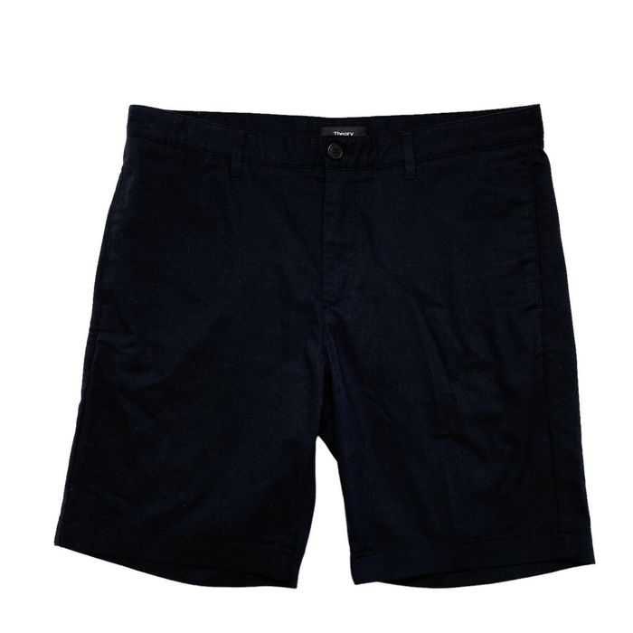 Theory THEORY Zaine Barrier Twill Shorts in Black Size 33 Slim Leg ...