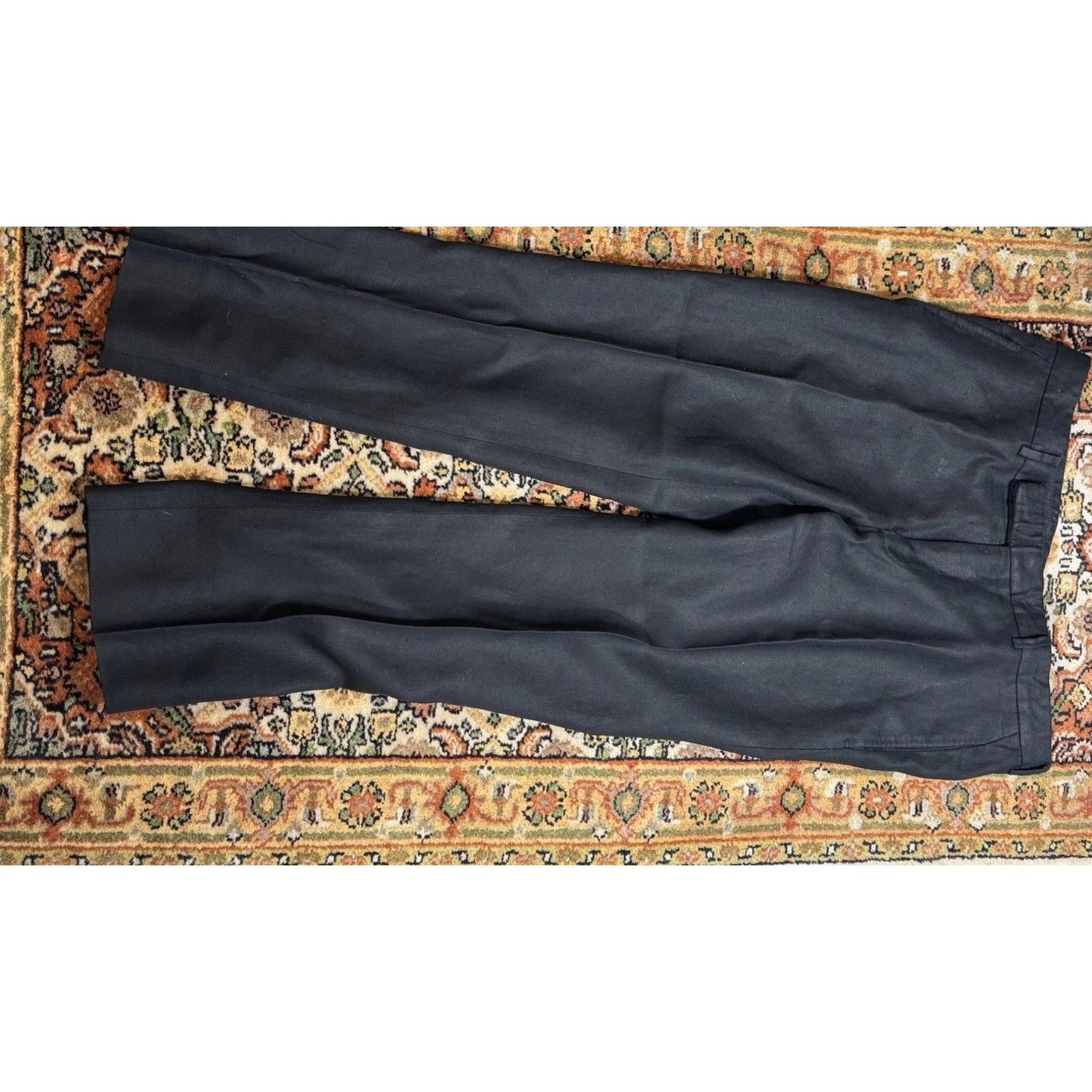 Tom Ford Tom Ford Black 100% Linen Trousers 54R 37x28.5 Suit Pants Size US 37 - 4 Thumbnail