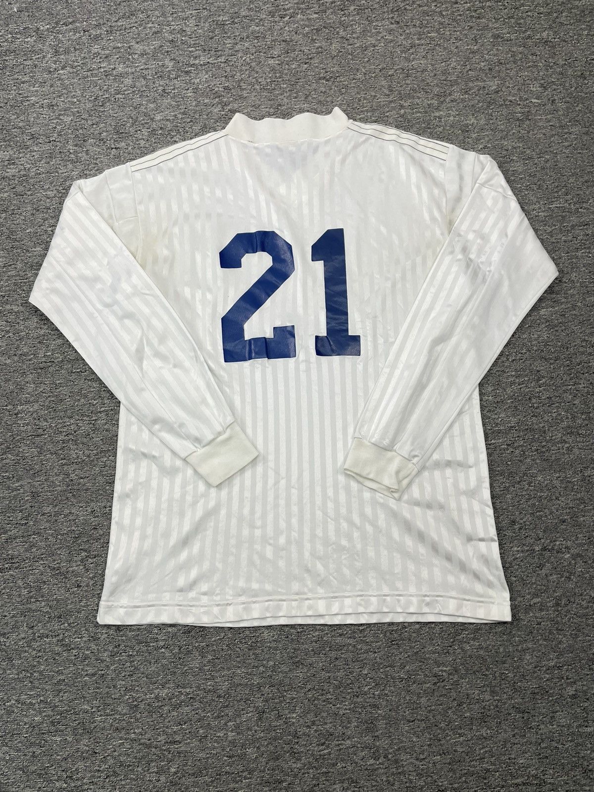 Adidas Vintage 90s Adidas Jersey Long Sleeve Size US L / EU 52-54 / 3 - 2 Thumbnail