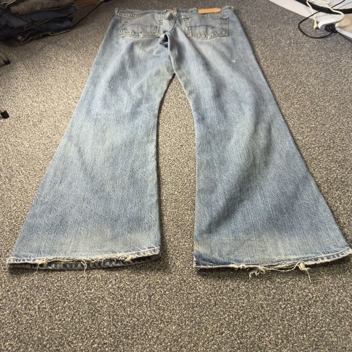 Abercrombie & Fitch 90s Flared Sick AF Boot Denim Size US 32 / EU 48 - 8 Thumbnail