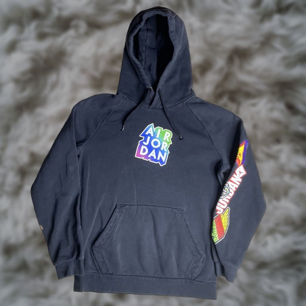 Nike Nike Jordan Hoodie Mens Medium Black Jumpman Sticker Basketball Size US M / EU 48-50 / 2 - 1 Thumbnail