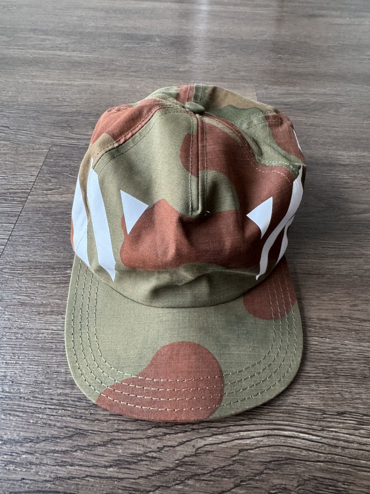 Off-White Off White Camo Stripe Hat Virgil Abloh Size ONE SIZE - 1 Thumbnail