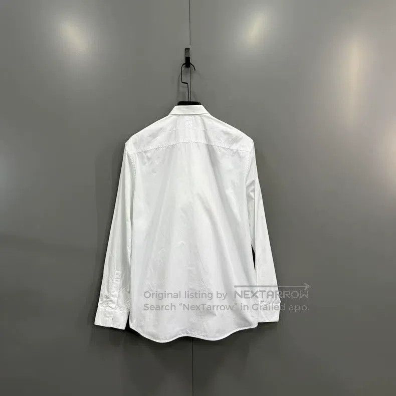 Givenchy Givenchy White Lace-Up Shirt Size US XL / EU 56 / 4 - 2 Thumbnail