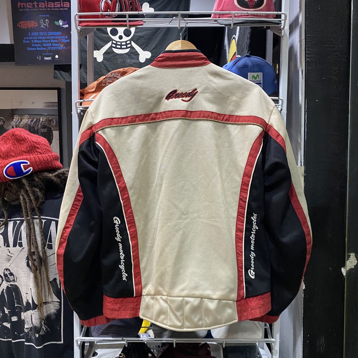 Greedy Genius × Sports Specialties Vintage Greedy Racing Rider Motorcycle Jacket Size US XL / EU 56 / 4 - 2 Thumbnail