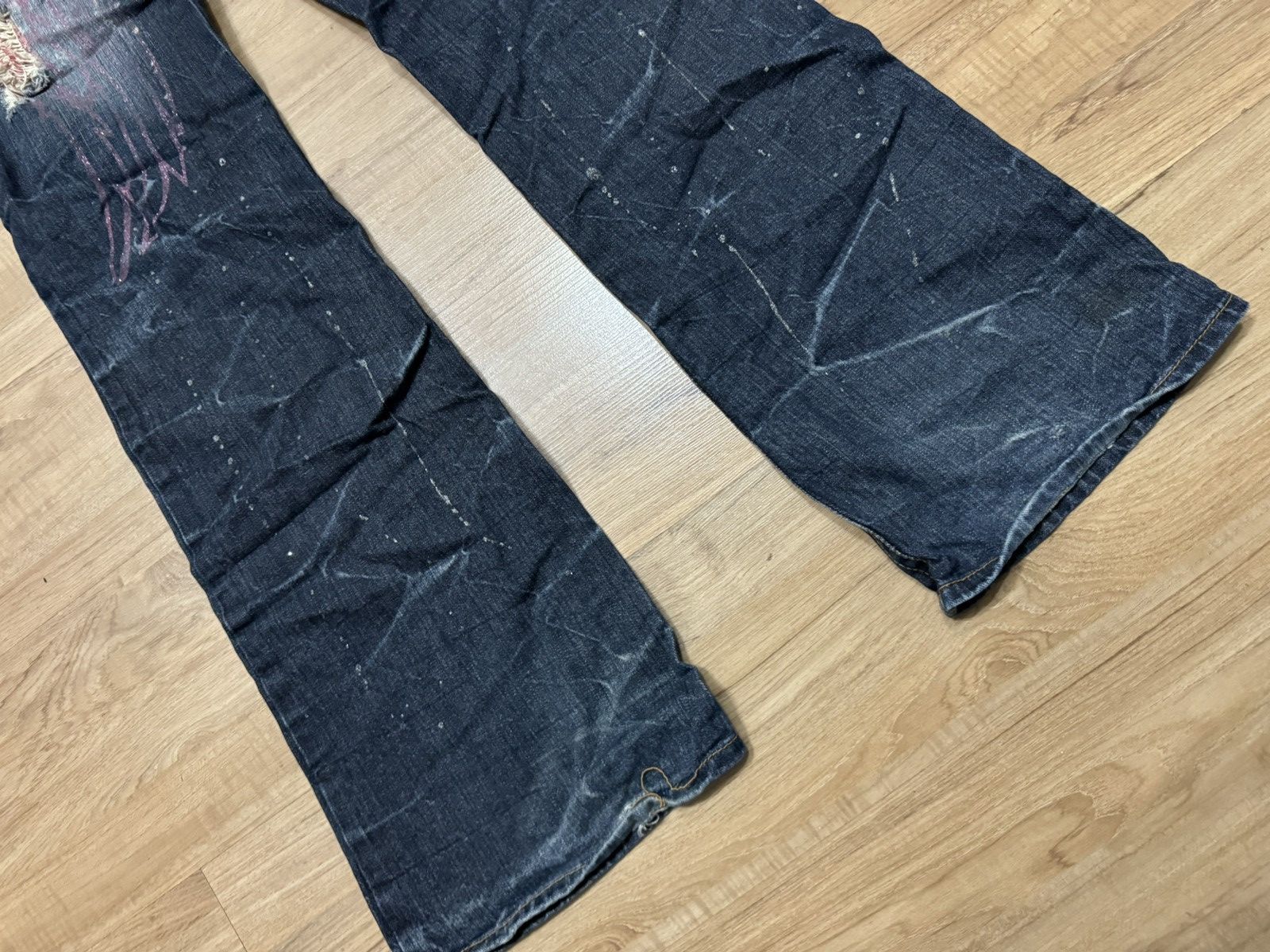 Japanese Brand SORRIDERE FLARE JEANS Size US 32 / EU 48 - 4 Thumbnail
