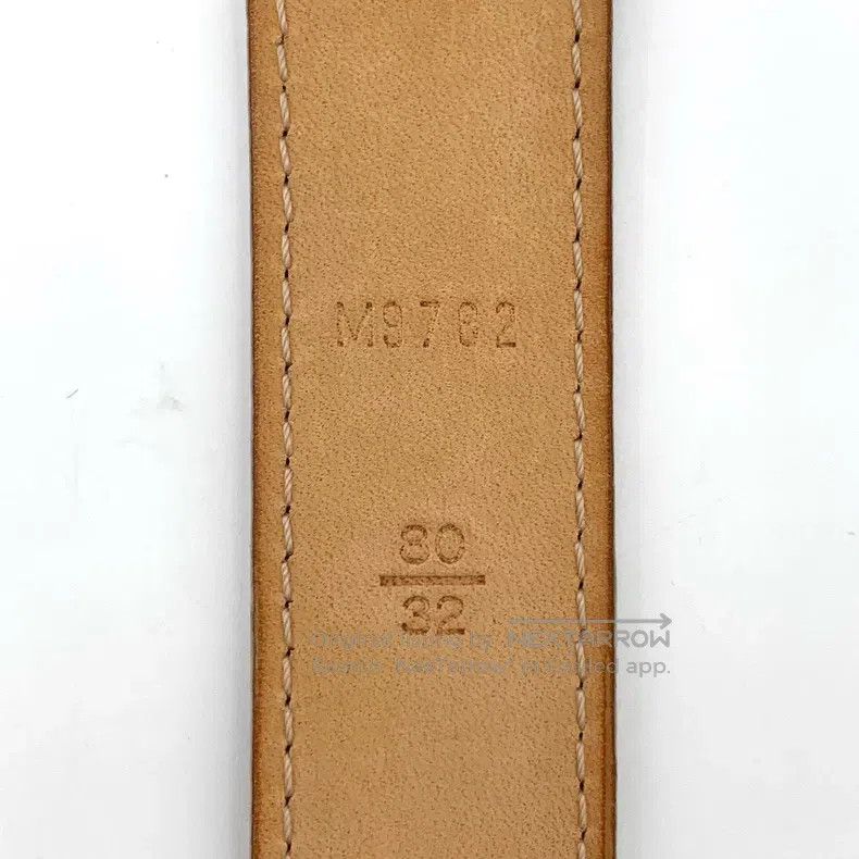 Louis Vuitton Louis Vuitton Damier Beige Checkerboard Gold Buckle Belt Size ONE SIZE - 7 Thumbnail