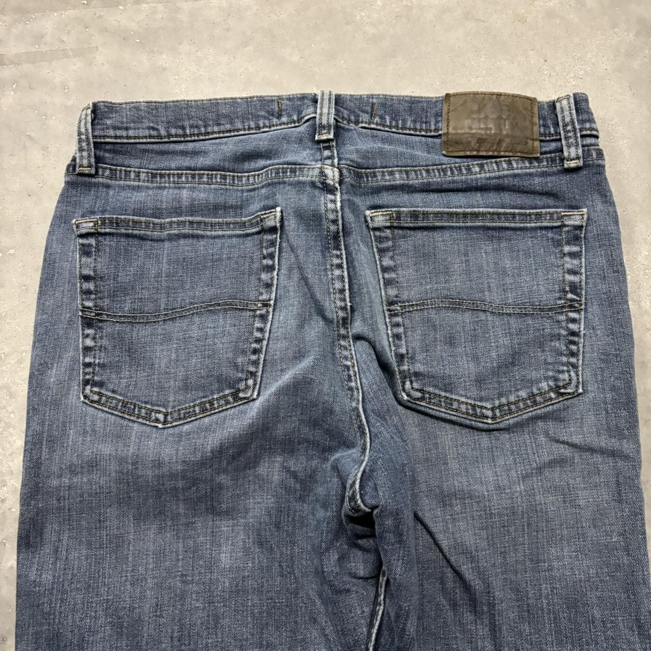 Japanese Brand × Vintage Crazy Vintage Y2K/2000s Grunge Dark Wash Denim Jeans! Size US 32 / EU 48 - 7 Thumbnail
