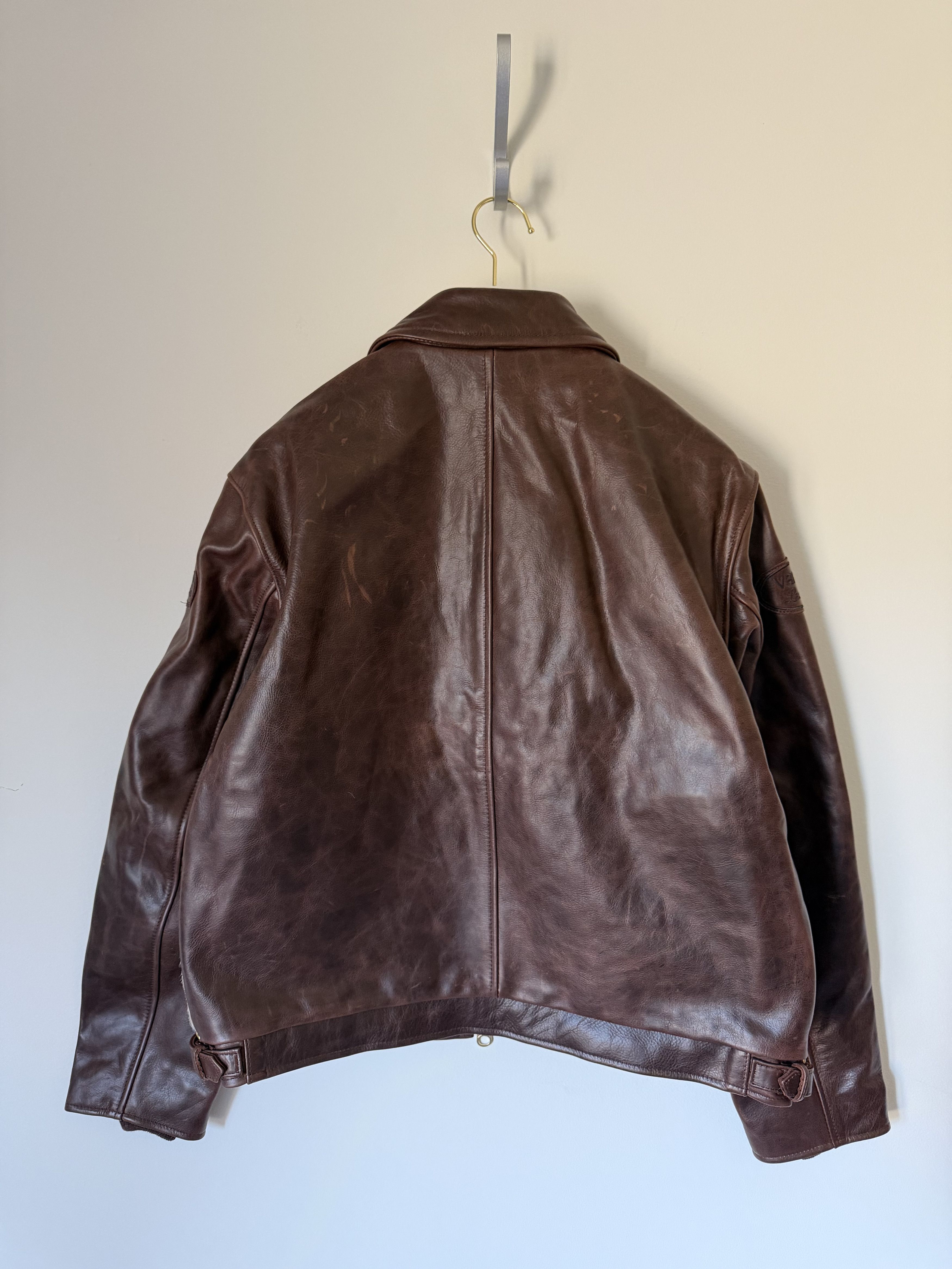 Aime Leon Dore × Vanson Leathers Aime Leon Dore Vanson Skeleton Leather Jacket in Brown Size US XL / EU 56 / 4 - 7 Thumbnail