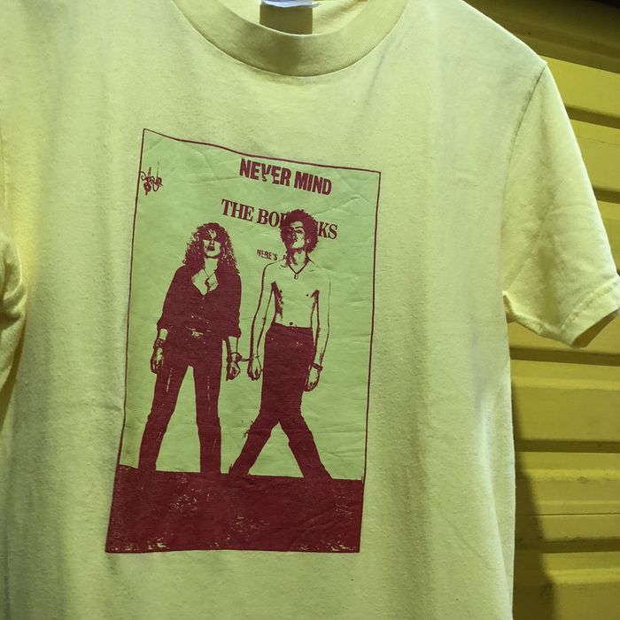 Vintage Sid And Nancy Sex Pistols Never Mind The Bollocks Nand Tee