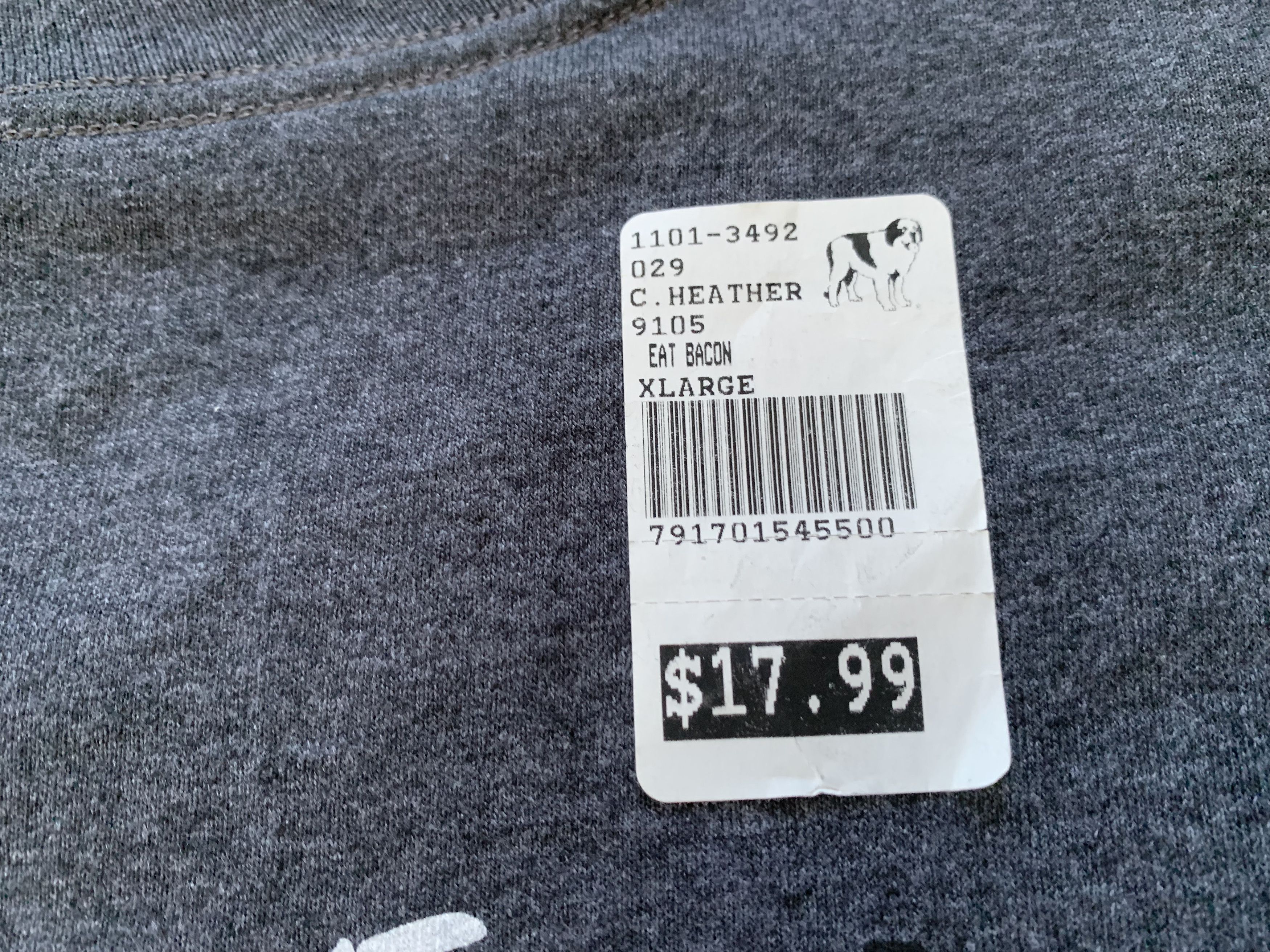 Hanes Hanes Eat Bacon! Printed T-Shirt Size US XL / EU 56 / 4 - 8 Thumbnail