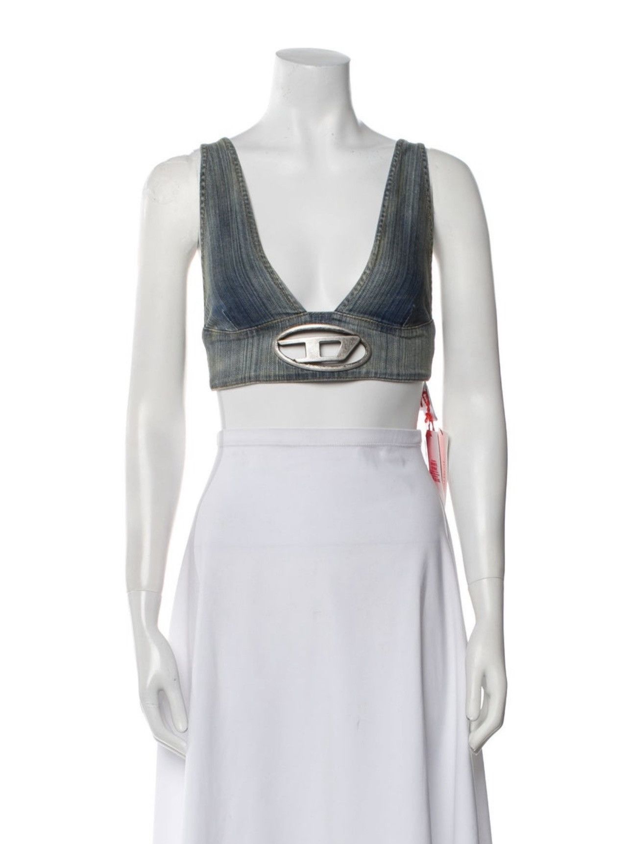 Diesel Diesel Denim Crop Top Size XS / US 0-2 / IT 36-38 - 1 Thumbnail