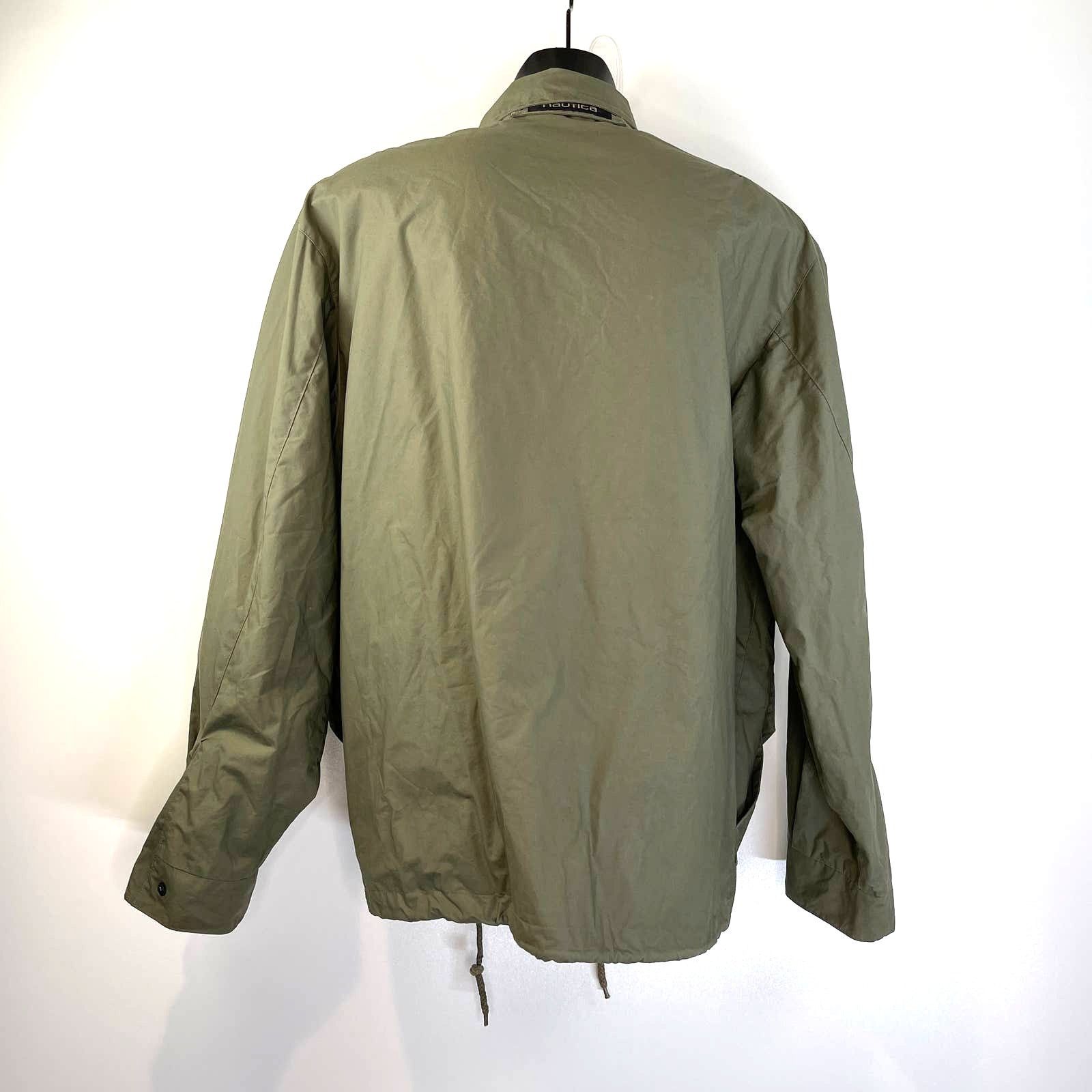 Nautica × Vintage Vintage 80s Nautica Men's Spinnaker Jacket Medium Green Size US M / EU 48-50 / 2 - 8 Thumbnail