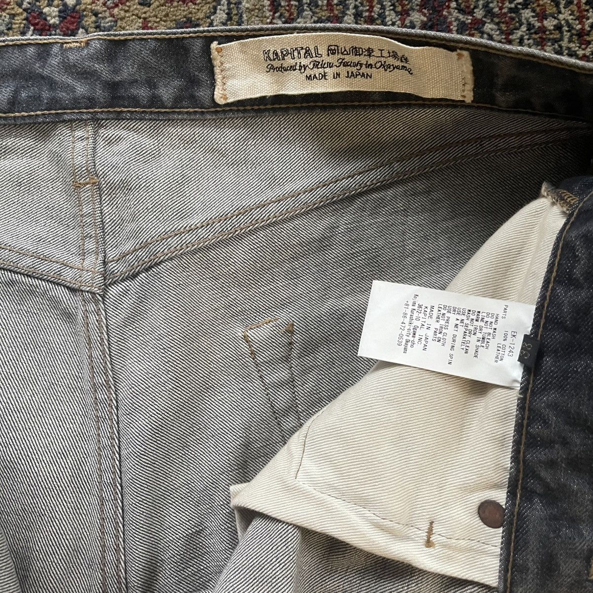 Kapital Kountry Kapital Kountry side Studs Gems Black Denim Jeans size 38 Size US 38 / EU 54 - 7 Thumbnail