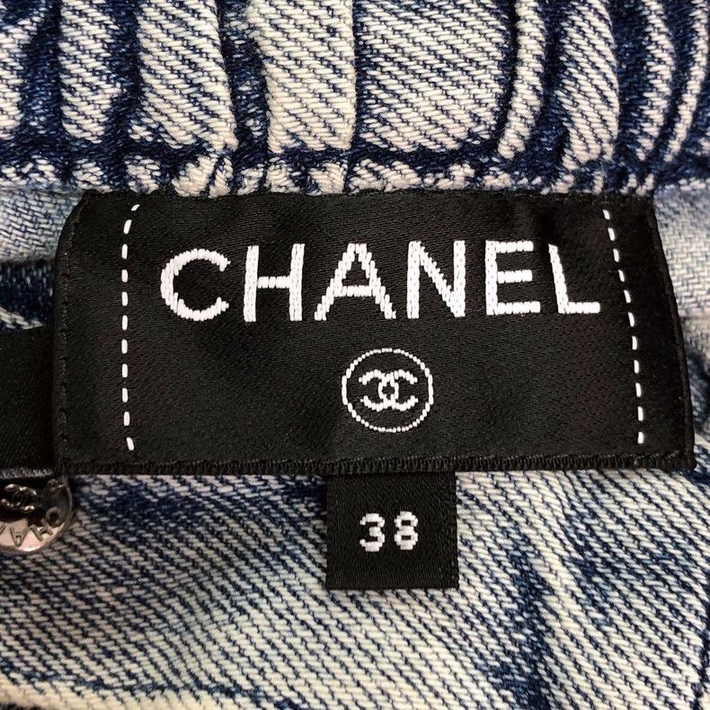 Chanel Chanel Light-coloured denim wide-leg trousers Size 25" / US 0 / IT 36 - 5 Thumbnail