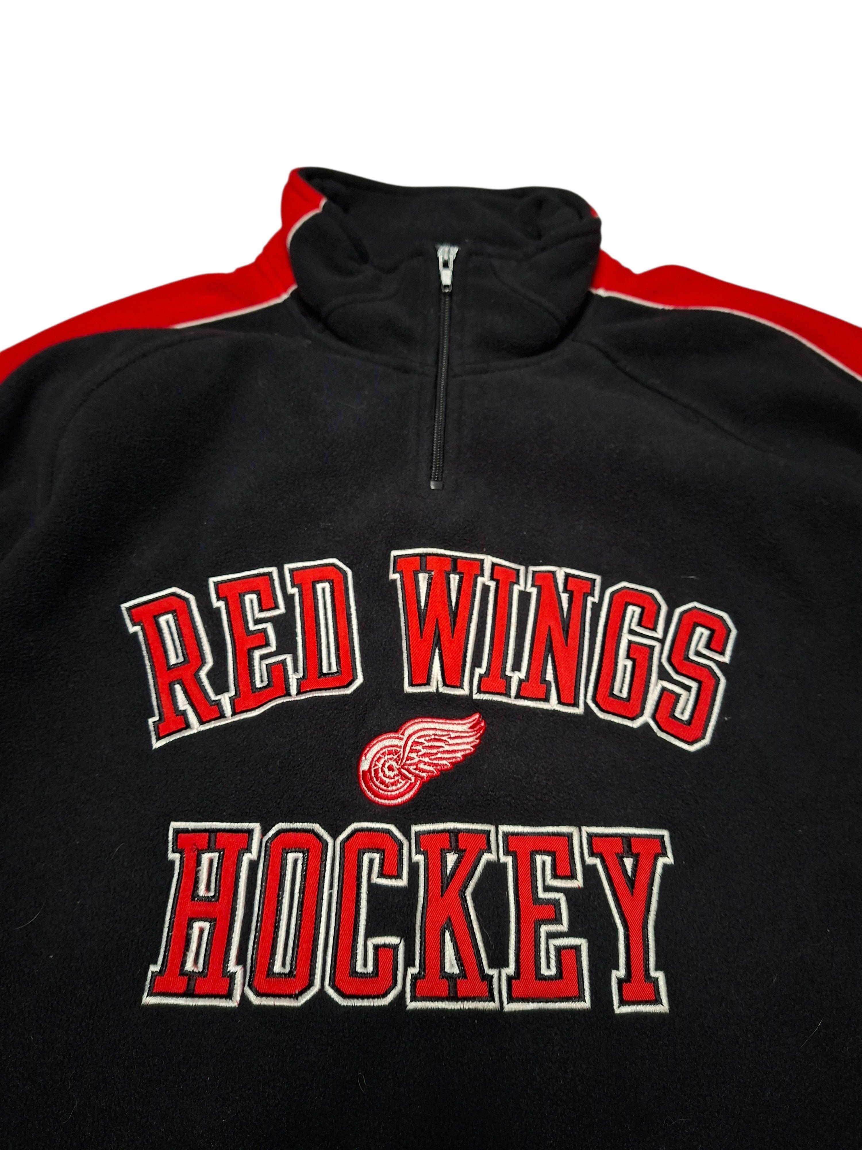 Reebok DETROIT RED WINGS VINTAGE NHL CCM FLEECE 1/3 SWEATSHIRT Size US L / EU 52-54 / 3 - 2 Thumbnail